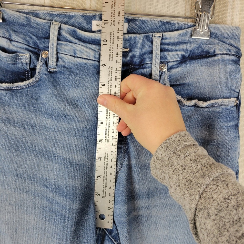 Good American High Rise Skinny Jeans Blue Size 6/28 - Picture 6 of 11